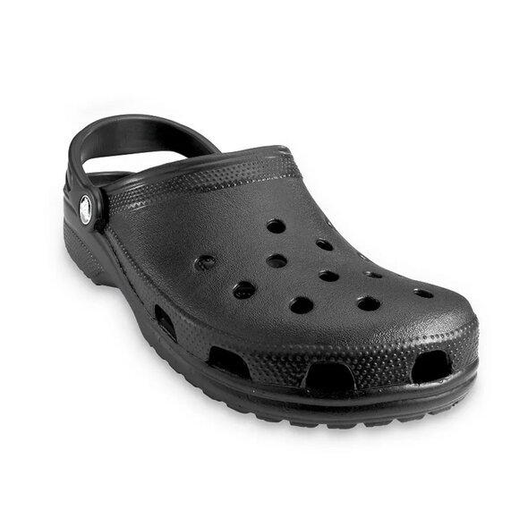 Crocs Classic Clog Shoes Black, Size: 10 Medium, EVA main image 11